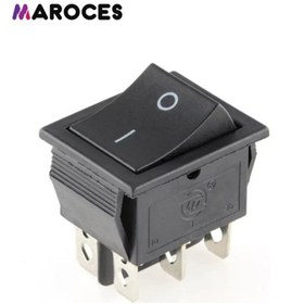 Resim Geniş Işıksız Anahtar (On)-Off 6P Yaylı Ic-109A 25 Adet 