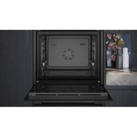 Resim Siemens HR232GEB3 Fırın Ankastre Buhar Destekli Siyah Inox 