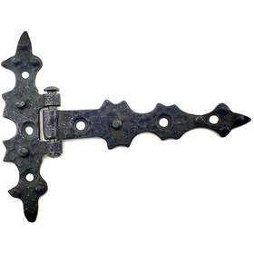 Resim Antika Tarz Dekoratif Pirinç Yıldız Kuyruklu Menteşe - 85x110 Mm, Oksit Tdrtr ANTİK 