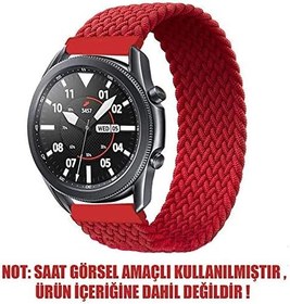 Resim Microsonic Huawei Watch GT 3 Pro 46mm Titanyum Kordon, (Medium Size, 155mm) Braided Solo Loop Band (Huawei Watch GT3 Pro 46mm Titanyum ile Uyumlu Kordon, Akıllı Saat Kayışı) 