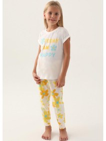 Resim Roly Poly 3394 Today Krem Kız Çocuk Pijama Takımı Krem 