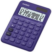 Resim Casio MS-20UC-PL 12 Hane Mor Masa Üstü Hesap Makinesi 