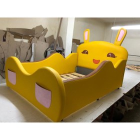 Resim Puf Bebe Montessori Serisi_yumuşacık Puf_çocuk_bebek Yatağı_tavşanlı Yatak 90x190 Ölçüde(YATAK DAHİLDİR) 