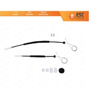 Resim Renault Megane 2 2002-2009 CC Cabrio İçin Arka Sağ Cam Kriko Seti 