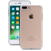 Resim Spada iPhone 7/8 Plus Trio TPU Kılıf - Şeffaf Gümüş 