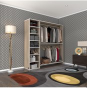 Resim Kenzlife giysi dolabı abdurrahman 180*180*40 crd gardırop 
