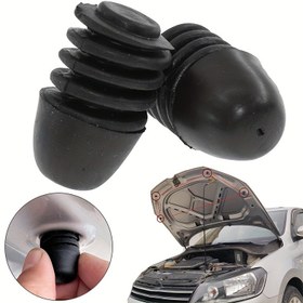 Resim 5 Adet Plastik Araba Kaput Tampon Kırpma Durdurucu Tamponlar, Bagaj Kauçuk Destekleri VW Golf, Jetta, Polo, Tiguan ile Uyumlu 
