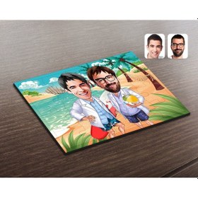 Resim Kişiye Özel Kankalar Karikatürlü Ahşap Puzzle-2 