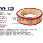 Resim W116 450 Sel 6.9 M100 Motor 286 Beygir Hava Filtre 1976-1980 Mode 