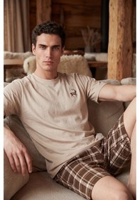 Resim Buratti Erkek Pijama Takımı 6572022 Bej 