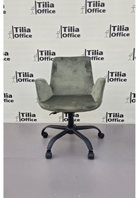 Resim Maki Çalışma Ve Çocuk Koltuğu Siyah Yonca Ayak Yeşil 