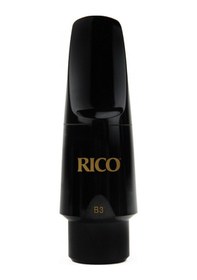 Resim D'addario Rrgmpcasxb3 Rico Graftonite Alto Saksafon Beki B3 B Chamber Medium , 3 Numara Açıklık, Dayanıklı Polikarbonat Materyal Ve Kolay Ton Üretimi 