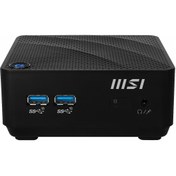 Resim MSI CUBI N JSL-208EU CELERON N4500 4GB RAM 128GB SSD W11PRO SIYAH MINIPC 