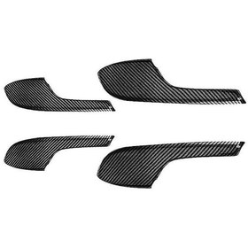 Resim Yunboo Honda Civic 10. Nesil Kapı Kol Dayama Kapakları, Karbon Fiber Desenli Abs Malzeme, Kolay Kurulum, Temizlenebilir, Uyumlu Fit 