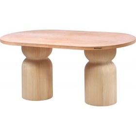 Resim Masifart Area 200 Lük Boğum Oval Masa Cilasız Ham Ham 