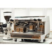 Resim Faema E98 Up A2 Tall Cup Tam Otomatik Espresso Kahve Makinesi, 2 Gruplu, Beyaz 