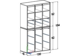 Resim Oyuncak Dolabım Ki̇taplikli Oyuncak Dolabi Batu Ekstra 