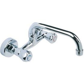 Resim Yücel Duvardan Klasik Döner Borulu Evye Bataryası 