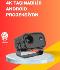 Resim AyrStore 4000 Lümen Parlaklık Değerine Sahip Ev Ve Ofis Projektör 