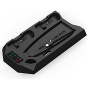 Resim Ps5 De / Uhd 2'si 1 Arada El Konsolu Soğutma Standı Fan Tabanı Siyah 