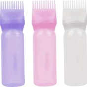 Resim Root Comb Styling Applicator Şampuan Şişesi Dayanıklı Saç Araçları Profesyonel Ev Salonu Berber Kullanımı için 