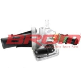 Resim Brom Op41002 Termostat Komple Albea Doblo Palio Punto Panda 1.3 Corsa C Combo Meriva Tigra 1.3 Cdtı 0055180041 