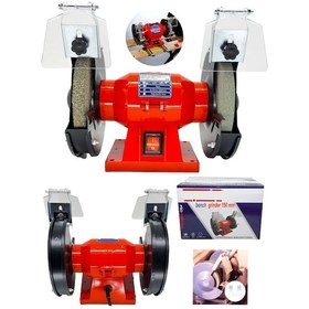 Resim Deko DFL150M Bakır Sarım Turbo Motor Taş Motoru Bıçak Bileme 150 MM 