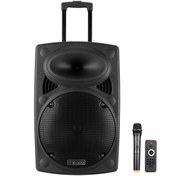 Resim Mikado MD-86KP V1 30W USB/BT/TF/TWS Kablosuz Mikrofonlu Toplantı-Parti Hoparlör 