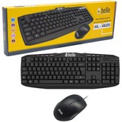 Resim BOL ÇEŞİT BURADA HELLO HL-4620 MULTIMEDIA KLAVYE + 3D MOUSE KABLOLU SET (81) Uyumlu 