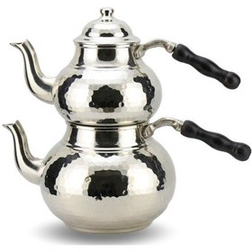 Resim Dövme Ağır Bakır Çaydanlık Büyük Boy Çelik 