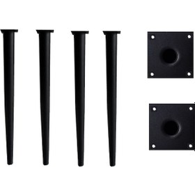 Resim Demontepark Metal Ayak,Masa Ayağı Siyah Masa Ayağı, Beyaz Masa Ayağı 