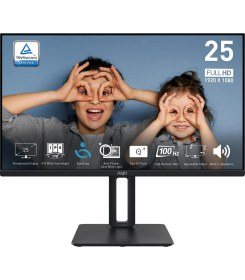 Resim MSI 24.5" PRO MP251P 1920x1080 (FHD) 16:9 FLAT IPS 100HZ 1MS ADAPTIVE-SYNC PIVOT MONITOR 