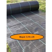 Resim NetBazaars Jut Zemin Kaplama Malzemesi, Çim Çıkarmaz, 3,15X25 Metre 