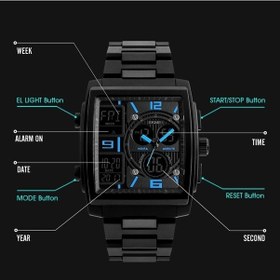 Resim Fastbuy Skmeı 1274 Erkek Spor Saati - Mavi, Çok Renkli, Many Fonksiyonlar Çok Renkli 