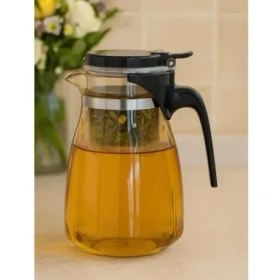 Resim Defne Toprak 900 ml Süzgeçli Cam Sürahi 