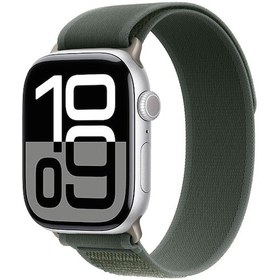 Resim Ardemix Watch 10 46mm Uyumlu Krd-77 Hasır Kordon-yeşil 