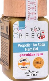 Resim Bee'o Up Propolis Arı Sütü Ham Bal Çocuklar için 190 gr 