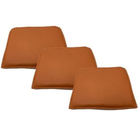 Resim Knsz sırt minderi 3 lü mazlum trn suni deri cırtlı tel sandalyesi sırtı için 