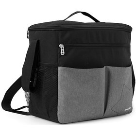 Resim Reedark Bebek Çantası - Büyük Kapasiteli, Su Geçirmez, Çok Amaçlı Anne Çantası Siyah/gri Siyah 