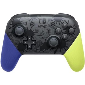 Resim Nintendo Switch Pro Controller Splatoon 3 Edition Kablosuz Oyun Kolu Pc Uyumlu 