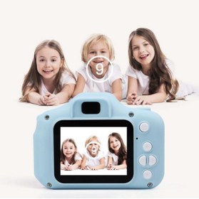 Resim Makroteknoloji Çocuk Fotoğraf Makinesi Mini Fotoğraf Makinesi 1080p Hd Selfie Kamera 