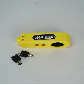 Resim Chuangyinshop 1 Adet Sarı Mekanik Kilitli Ağır Hizmet Abs Bisiklet Ve Motosiklet Güvenlik Kilidi 