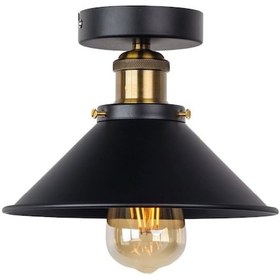 Resim Mylights Retro Plofonyer Tavan Avize Rustik 