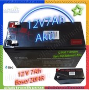 Resim Ttec 12 Volt 7 Amper 12v 7ah Bakımsız Kuru Akü N11.11074 
