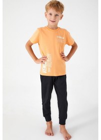 Resim Roly Poly 3041 Garson Venice Beach Erkek Çocuk Kısa Kol Pijama Takım 001 