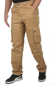 Resim DeepSEA Geniş Kesim Gabardin Kargo Pantolon - Likralı Outdoor Stil Çok Cepli Erkek Pantolon 1705421 