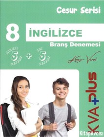 Resim KVA Plus 8 Sınıf Ingilizce Branş Denemesi Cesur Serisi 