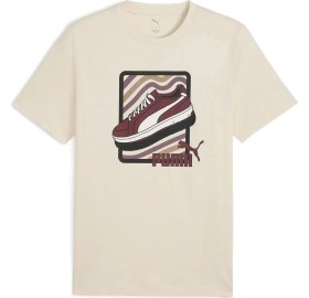 Resim Puma Graphıc Erkek Bej Tişört 68803387 