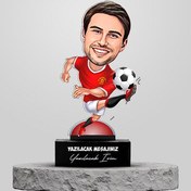 Resim Futbolcu Karikatürlü Biblo 