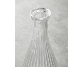Resim Şeffaf 1150 ml Geniş Kapasiteli Kaliteli Cam Karaf, Şık ve Dayanıklı Tasarım 
